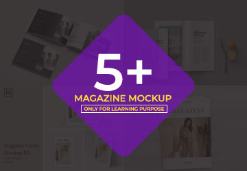 Magazine Mockup Bundle 03