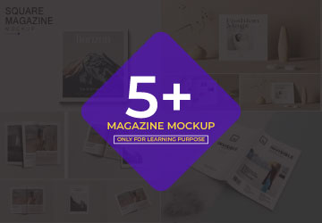 Magazine Mockup Bundle 05