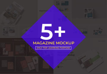 Magazine Mockup Bundle 07