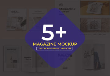 Magazine Mockup Bundle 10
