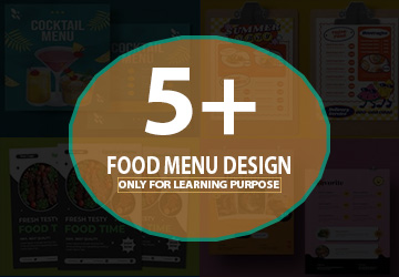 Food Menu Mockup Design Bundle 011