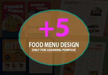 Food Menu Mockup Design Bundle 12