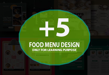 Food Menu Mockup Design Bundle 15